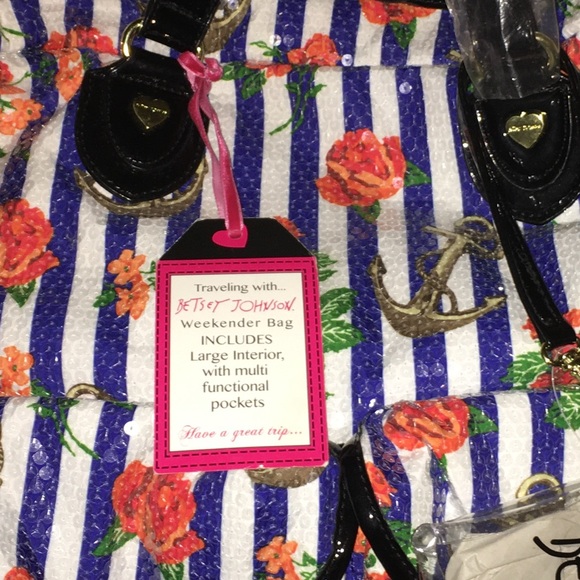 Betsey Johnson Bags Rare Betsey Johnson Oversized Weekender Tote